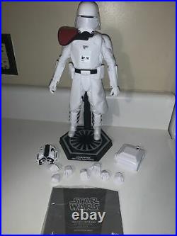 1/6 Hot Toys MMS First Order Officer Snow trooper Incomplete. No Reserve