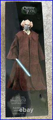 1/6 Scale Sideshow Star Wars Plo Koon Order Of The Jedi Figure For Hot Toys