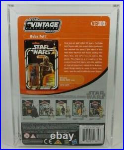 2010 Hasbro Star Wars Rocket Firing Boba Fett Figure AFA 9.0 Mail Order VCP03