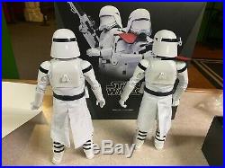 2018 Hot Toys Star Wars First Order Officer & Snowtroopers Set MMS 323 with Box
