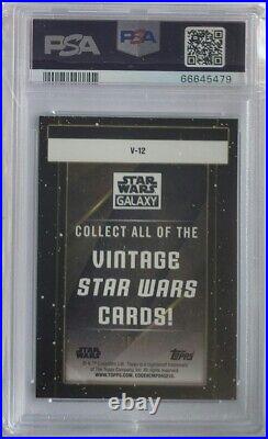 2021 Star Wars Galaxy Action Figures Order form Green Refractor #V12 PSA 10