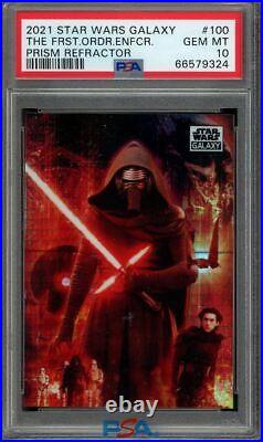 2021 Topps Chrome Star Wars Galaxy The First Order's Enforcer /75 PSA 10 #100