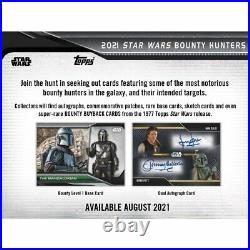 2021 Topps Star Wars Bounty Hunters 12 box sealed case Pre Order