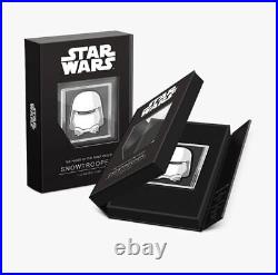 2022 Star Wars The Faces of the THE FIRST ORDER Snowtrooper 1 oz. 999 Silver