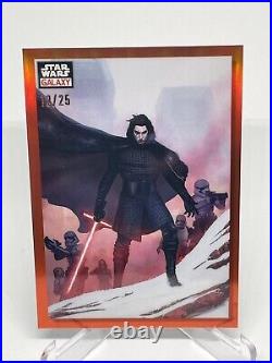 2023 Star Wars Galaxy Dark Order Orange Refractor /25