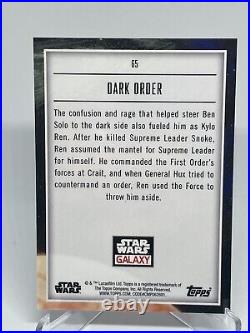 2023 Star Wars Galaxy Dark Order Orange Refractor /25