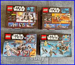 4 LEGO Star Wars 75132 75133 75166 75167 First Order Speeder Battle Pack Rebel