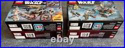 4 LEGO Star Wars 75132 75133 75166 75167 First Order Speeder Battle Pack Rebel