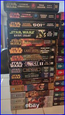 71 Rare Star Wars Paperback Novels X-wing New Jedi Order Many Trilogy Sets Plus