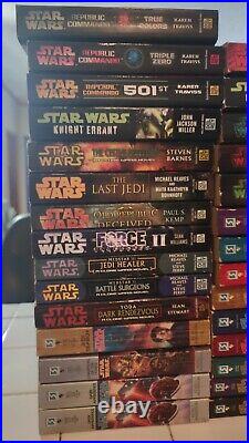 71 Rare Star Wars Paperback Novels X-wing New Jedi Order Many Trilogy Sets Plus