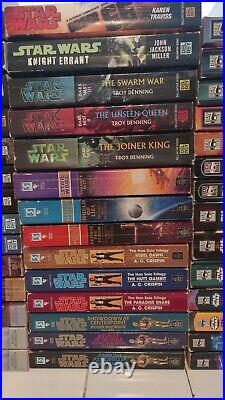 71 Rare Star Wars Paperback Novels X-wing New Jedi Order Many Trilogy Sets Plus