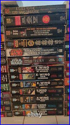 71 Rare Star Wars Paperback Novels X-wing New Jedi Order Many Trilogy Sets Plus