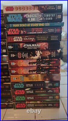 71 Rare Star Wars Paperback Novels X-wing New Jedi Order Many Trilogy Sets Plus