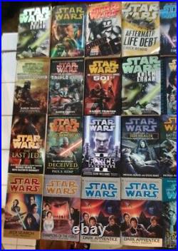 71 Rare Star Wars Paperback Novels X-wing New Jedi Order Many Trilogy Sets Plus