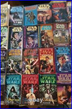 71 Rare Star Wars Paperback Novels X-wing New Jedi Order Many Trilogy Sets Plus