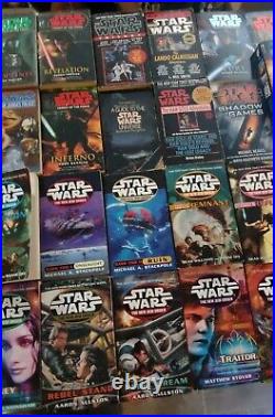 71 Rare Star Wars Paperback Novels X-wing New Jedi Order Many Trilogy Sets Plus