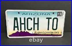 Arizona Vanity License Plate AHCH TO (STAR WARS. Jedi Order Birthplace)