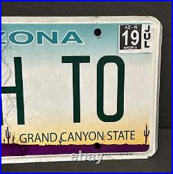 Arizona Vanity License Plate AHCH TO (STAR WARS. Jedi Order Birthplace)