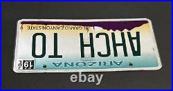 Arizona Vanity License Plate AHCH TO (STAR WARS. Jedi Order Birthplace)