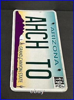 Arizona Vanity License Plate AHCH TO (STAR WARS. Jedi Order Birthplace)