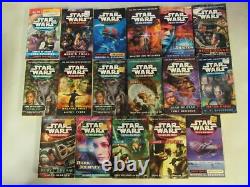 BIG Lot of (17) STAR WARS NEW JEDI ORDER SERIES Sci Fi Books #1-17 NEAR COMPLETE