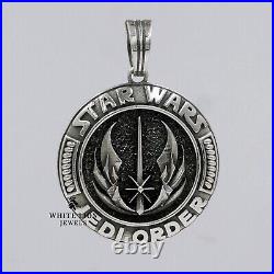 Combo Star Wars Master Jedi Order Wings 925 Silver Ring & Pendant
