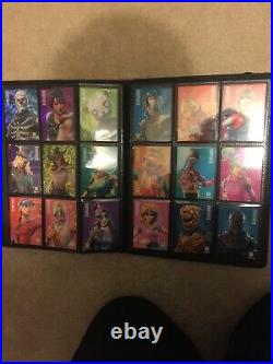 Complete Fortnite Trading Card Set In Order With Extras 42 Cracked Ice 22 Holo