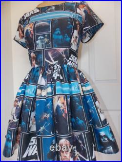 Custom made to order Star Wars collage Sweet Heart Pin Up dress
