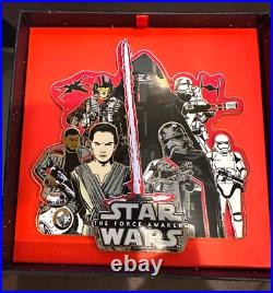 Disney Star Wars Force Awakens Super Jumbo Pin Resistance First Order LE 500 NEW