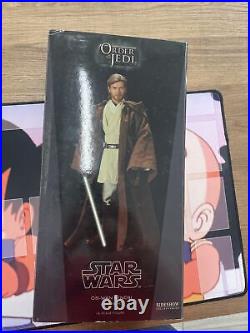 EXCLUSIVE Obi-Wan Kenobi Order of the Jedi Knight STAR WARS SIDESHOW Collectible