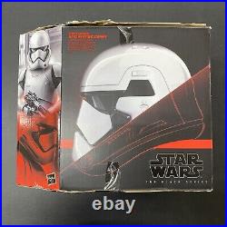 FIRST ORDER STORMTROOPER ELECTRONIC HELMET Star Wars The Black Series Disney