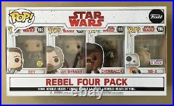 Funko Pop Last Jedi Star Wars Rebel (4 Pack) & First Order (4 Pack) & 5 singles