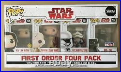 Funko Pop Last Jedi Star Wars Rebel (4 Pack) & First Order (4 Pack) & 5 singles