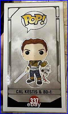 Funko Pop Star Wars Cal Kestis Autographed By Cameron Monaghan