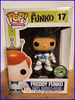 Funko Pop! Star Wars PRE ORDER Custom Freddy Funko as Clone Blue Hair LE 12