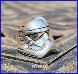 Han Cholo Star Wars First Order Stormtrooper Ring Size 9 Sterling Bwl King Baby