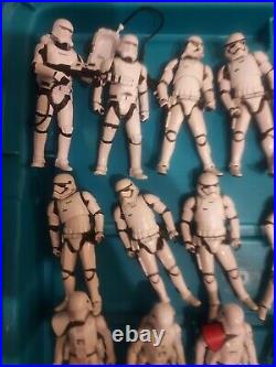 Hasbro Star Wars 3.75 First Order Stormtrooper Lot Over 40 pieces TFA TLJ