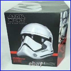 Hasbro Star Wars Black Series First Order Stormtrooper Helmet Dark Side White