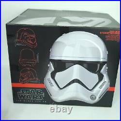 Hasbro Star Wars Black Series First Order Stormtrooper Helmet Dark Side White