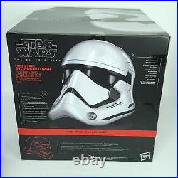 Hasbro Star Wars Black Series First Order Stormtrooper Helmet Dark Side White