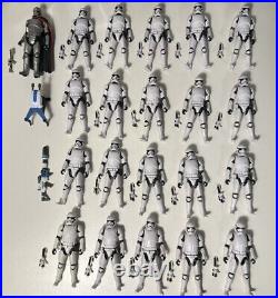 Hasbro Star Wars Force Awakens 21 First Order Stormtrooper Captain Phasma Lot