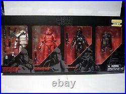 Hasbro Star Wars The Black Series C-3PO, First Order Tie Pilot, and 4pack