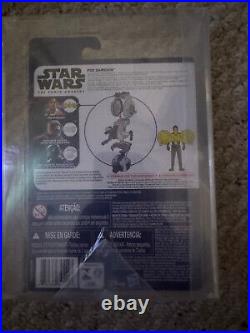 Hasbro Star Wars The Force Awakens First Order Poe Dameron AFA Graded 9.0