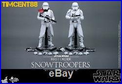 Hot Toys MMS323 Star Wars First Order Snowtrooper Officer Snowtroopers Set