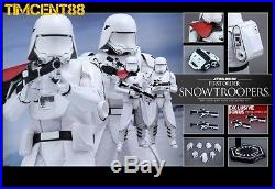 Hot Toys MMS323 Star Wars First Order Snowtrooper Officer Snowtroopers Set