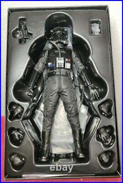 Hot Toys MMS324 Star Wars TFA- 1/6th Scale First Order Tie Pilot, VG