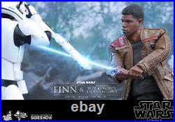 Hot Toys Star Wars Finn And First Order Riot Control Trooper MMS346 NEW