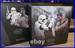 Hot Toys Star Wars Finn & First Order Riot Trooper mms346 1/6 Scale Set