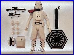 Hot Toys Star Wars First Order Snowtrooper Officer 12 1/6 Figure Displayed