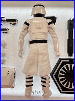Hot Toys Star Wars First Order Snowtrooper Officer 12 1/6 Figure Displayed